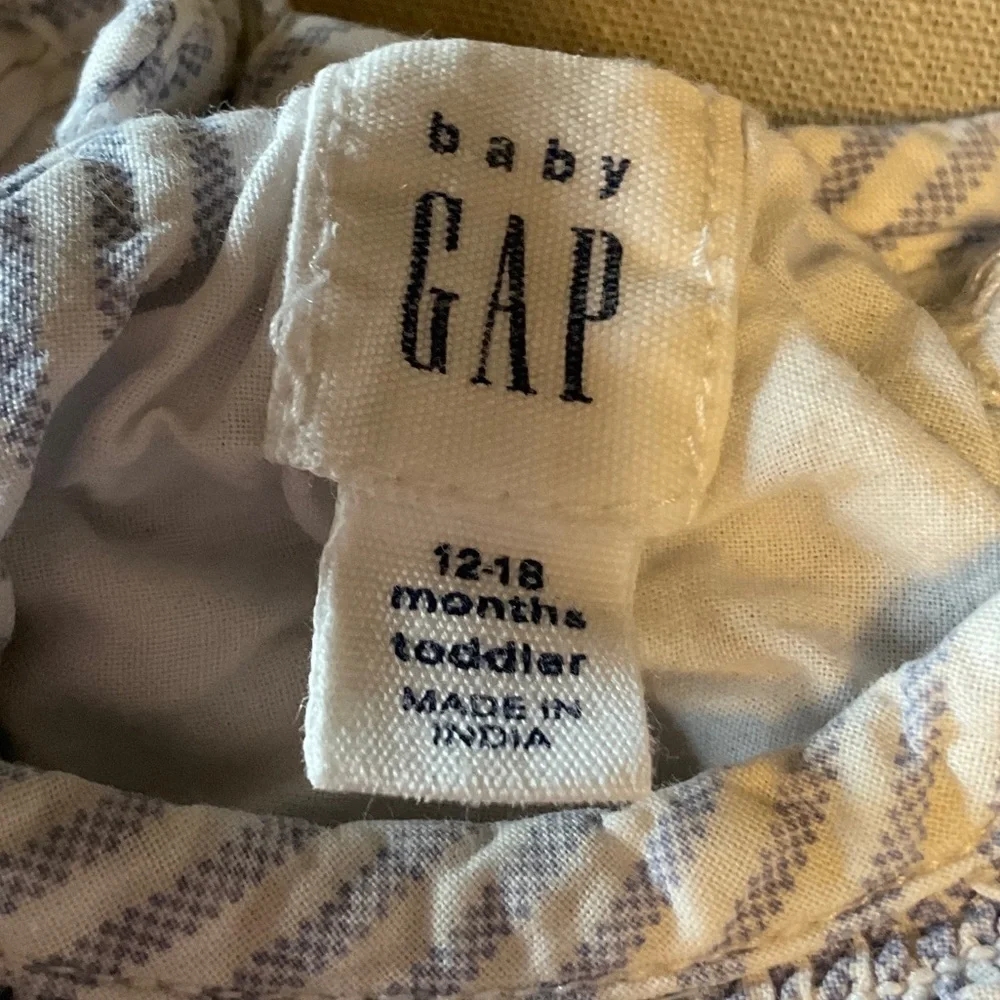 GAP Kids Dress with Orange Floral Stripes